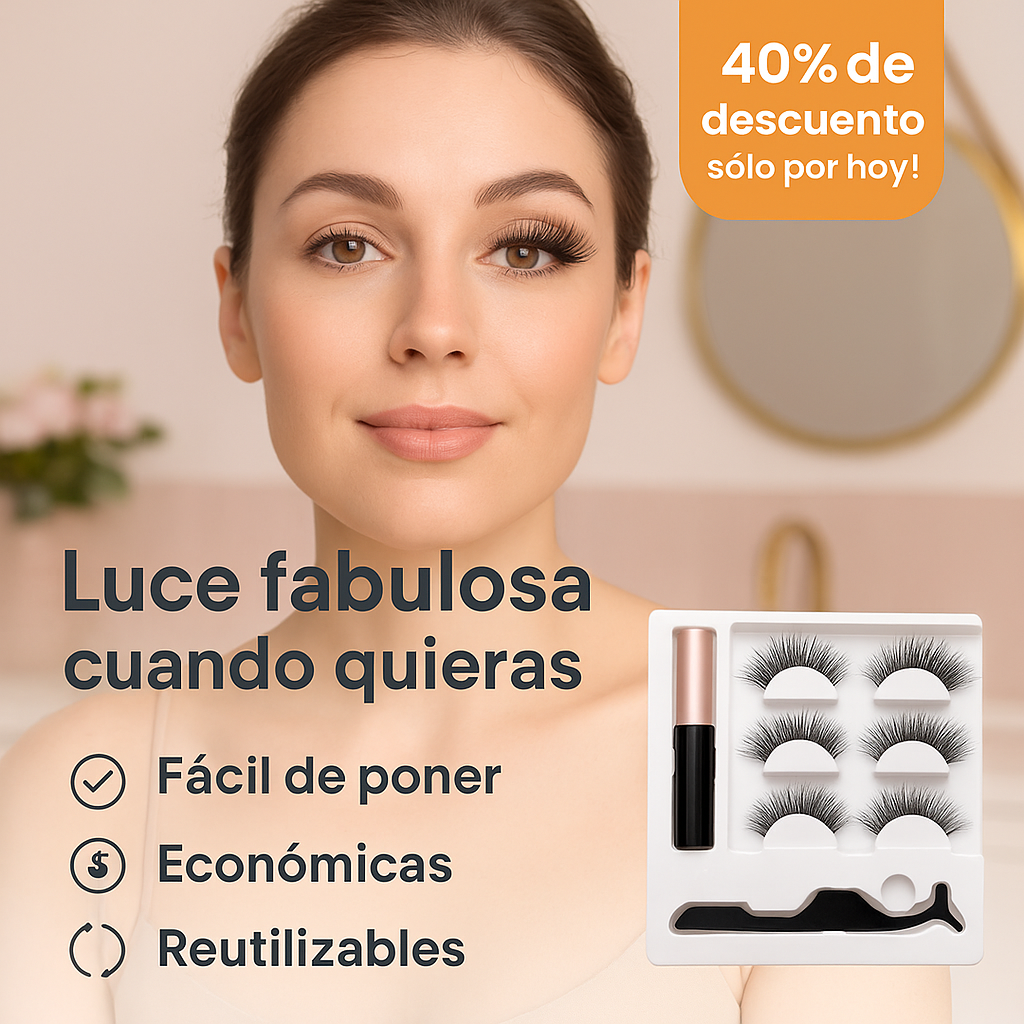 Pestañas Magnéticas Reutilizables